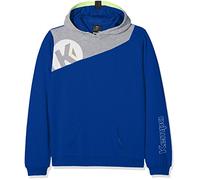 Kempa Boys Core 2.0 Hoodie Kids Hoodie - Royal/Dark Grey Melange, 116