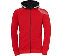 Kempa Boys Core 26 Hood Jacket Men Boys Hooded Jacket Training Jacket Sweatshirt Hoody Pullover with Hood Red