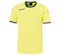 Kempa Boys Curve Jersey Kids Jersey - Fluo Yellow/deep Blue, 128