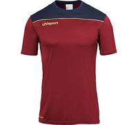 Kempa Children's Offense 23 T-Shirt, Bordeaux/Navy/Fluo Yellow, 116 (EU)