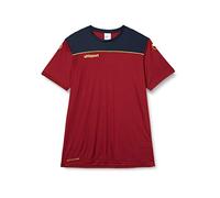 Kempa Children's Offense 23 T-Shirt, Bordeaux/Navy/Fluo Yellow, 140 (EU)