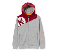 Kempa Core 2.0 Hooded Jacket Children's Jacket - Dark Gray Melange/Deep Ro, 116