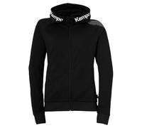 Kempa Women's Core 26 Hood Jacket Women Ladies Girls Hooded Jacket Training Jacket Sweatshirt Hoody Pullover with Hood Black