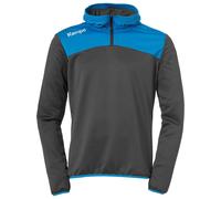 Kempa Children's EMOTION 2.0 QUARTER ZIP HOODY Outer Garment, Anthra/kempablau, 128