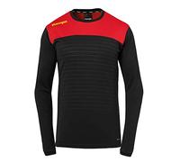 Kempa Emotion 2.0 Long Sleeve Shirt Children's Longsleeve - Black/Red/Yellow, 164