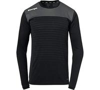 Kempa Emotion 2.0 Long Sleeve Shirt Men's Longsleeve - Black/Anthra, XXX-Large