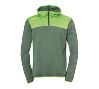 Kempa Emotion 2.0 Quarter Zip Hoody Children's Tops - Dragon Green/Hope Green, 140