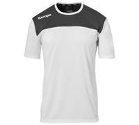 Kempa Emotion 2.0 Poly Shirt Children's Polo Shirt - White/Anthra, 116