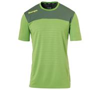 Kempa Emotion 2.0 Poly Shirt Children's Polo Shirt - Hope Green/Dragon Green, 116