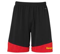 Kempa Emotion 2.0 Shorts Men's Shorts - Black/Red/Yellow, X-Large
