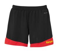 Kempa Emotion 2.0 Women's Shorts, Womens, Women's Shorts, 200316609, Black/Red/Yellow, XXL