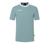 Kempa Emotion 27 Short Sleeve Handball Jersey Sports T-Shirt for Children and Adults - for Men and Boys Handball Jersey Aqua/White