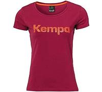 Kempa Graphic T-Shirt Girls T-Shirt - Deep Red, 152