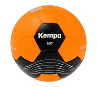 Kempa Leo Handball Training Ball and Play Ball, Handball for Children and Adults - Durable and Grippy from Size 0 to Size 3, Orange/Black, 2
