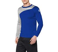 Kempa Men Core 2.0 Long Sleeve Shirt Men's Long Sleeve Shirt - Royal/Dark Grey Melange, 3XL