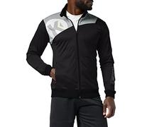 Kempa Men Core 2.0 Poly Jacket - Black/Dark Grey Melange, 3X-Large