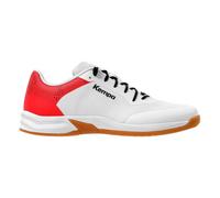 Kempa Men's Kourtfly Three Handball Shoes, White red, 8.5 UK