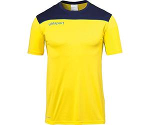 Kempa Men's Offense 23 T-Shirt, Lime Yellow/Navy/azurbl, XXL