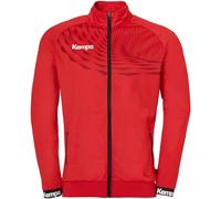 Kempa Men's Wave 26 Poly Boys' Sports Football Training Sweatshirt Sweat Jacket, Red (Red/Chilli Red), M