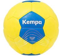 Kempa Spectrum Synergy Plus Handball Game and Training Ball with Unique 30 Panel Construction - Suitable for All Ages - Colour: Sweden Yellow/Sweden Blue