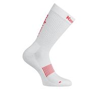 Kempa Unisex Logo Classic Socks Men's Sock - white/red, 41-45