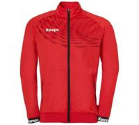 Kempa Men's Wave 26 Poly Boys' Sports Football Training Sweatshirt Sweat Jacket, Red (Red/Chilli Red), M