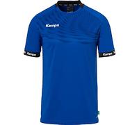 Kempa Wave 26 Shirt Men's Boys Sports Shirt Short Sleeve Functional Shirt Handball Gym Fitness Jersey - Elastic and Breathable Royal/Navy