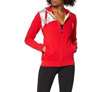Kempa Women Core 2.0 Hooded Jacket Ladies Jacket - Red/Dark Grey Melange, S