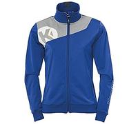 Kempa Women Core 2.0 Poly Jacket Ladies Jacket - Royal/Dark Grey Melange, XS