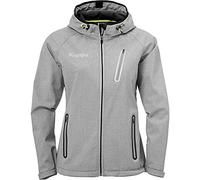 Kempa Women Core 2.0 Softshell Jacket Ladies Jacket - Dark Grey Melange, XL