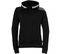 Kempa Women's Core 26 Hood Jacket Women Ladies Girls Hooded Jacket Training Jacket Sweatshirt Hoody Pullover with Hood Black