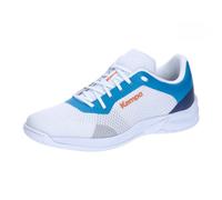 Kempa Women Kourtfly Three Sports Shoes, Blue White, 5 UK