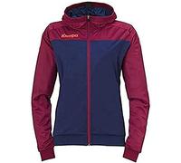 Kempa Women's Prime Multi Jacket with Hood, womens, 200511911, Deep Blue/Dark Red, XL