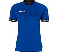 Kempa Women's Wave 26 Shirt Women Wave 26 Shirt Women Girls Sports Shirt Short Sleeve T-Shirt Functional Shirt Handball Gym Fitness Jersey Royal/Navy