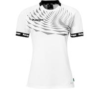 Kempa Women's Wave 26 Shirt Women Wave 26 Shirt Women Girls Sports Shirt Short Sleeve T-Shirt Functional Shirt Handball Gym Fitness Jersey White/Grey