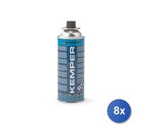 Kemper Red Butane Gas Cartridge with Bayonet, 220Gr 8008004071028