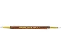 Kemper Tools Double Ended Wire Loop Sgraffito Pkaged, Brown and Metal