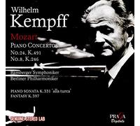 Kempff, Wilhelm - Mozart: Piano Concertos No. 24, K.491, No. 8, K.246