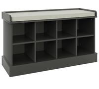 GFW Kempton Grey Shoe Bench