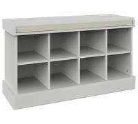 Kempton Shoe Bench White, White