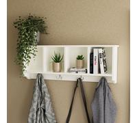 Kempton Wall Rack White, White