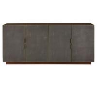 Kempton Walnut and Shagreen 4 Door Large Sideboard - 160cm