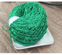 KEMTAT 50g/ball Colorful Unique Gold Silver Wool Cotton Metallic Yarn Skein Crochet Thread Glitter Hand-woven Craft Bag