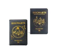 KEMUZ 2 Pieces Passport Case, Travel Document Holder, PU Leather Passport Case, Document Holder, Applicable to ID Cards and Credit Cards, for Men and Women