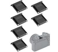 KEMUZ 6 Pack Hot Shoe Cover for Nikon Panasonic Olympus etc SLR & Mirrorless Cameras with Standard ISO Hot Shoe Black