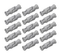 KEMUZ Pack of 15 Small Universal Joints, 3 Pins, Replacement Parts Compatible with All Major Building Block Brands (Assembled)