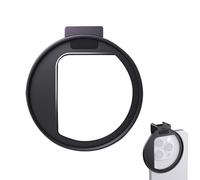 KEMUZ Universal 67 mm Filter Adapter for iPhone 15 Pro/Samsung S23 Ultra, Cold Shoe Support, Compatible with ND/CPL Magnetic Filters, Professional Mobile Photography Kit (1 Piece)