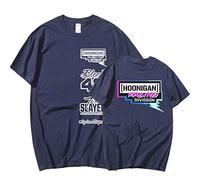 Ken Block 43 Tshirt Men's Graphic Print T Shirt Aesthetic Casual Cotton Oversized Short Sleeve Tshirts Tops Streetwear Navy Blue,XXL