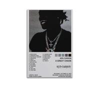 Ken Carson Chaos Album Poster - Home & Office Decor for Living Room & Teen Bedroom - 12x18inch (30x45cm) Unframed