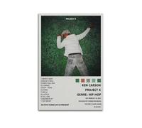 Ken Carson Posters Project X Album Poster Canvas Decorative Painting Modern Aesthetic Decorative Painting Bedroom Living Room Art Poster 16x24inch(40x60cm) Unframe-style-1